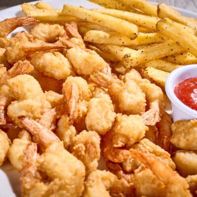 35 fried shrimp