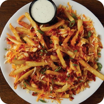 loaded cheese fries
